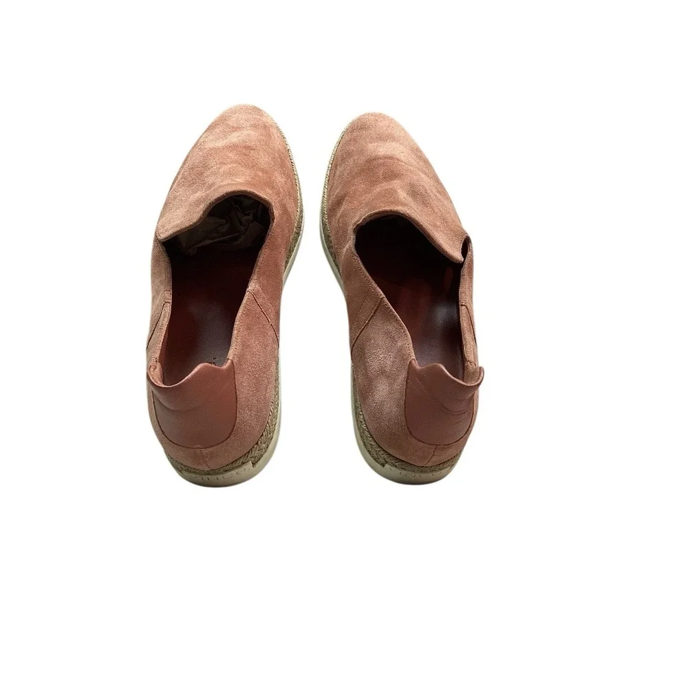 Vince Womens Suede Leather Sneakers Slip On Shoes Sz US 9m Espadrille, Terracoda